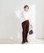 《5サイズ展開》【RM denim】ウォッシャブルセンタープレス裾デザインコーデュロイパンツ