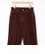 《5サイズ展開》【RM denim】ウォッシャブルセンタープレス裾デザインコーデュロイパンツ
