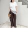 【BECシリーズ】ウォッシャブル裾レースイレヘムＴシャツ