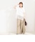 【BECシリーズ】ウォッシャブル裾レースイレヘムＴシャツ