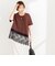 【BECシリーズ】ウォッシャブル裾レースイレヘムＴシャツ