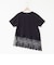 【BECシリーズ】ウォッシャブル裾レースイレヘムＴシャツ