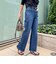 《5サイズ展開》【RM denim】センタープレス裾デザインデニム