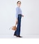 《5サイズ展開》【RM denim】センタープレス裾デザインデニム