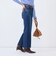 《5サイズ展開》【RM denim】センタープレス裾デザインデニム