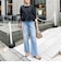 《5サイズ展開》【RM denim】センタープレス裾デザインデニム