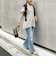 《5サイズ展開》【RM denim】センタープレス裾デザインデニム