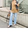 《5サイズ展開》【RM denim】センタープレス裾デザインデニム
