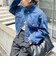 【RM denim】バックひねりデザインショート丈Gジャン