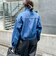 【RM denim】バックひねりデザインショート丈Gジャン
