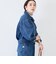 【RM denim】バックひねりデザインショート丈Gジャン