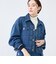 【RM denim】バックひねりデザインショート丈Gジャン