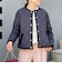 【TAION×LIMONTA】別注ベロアパイピングショートダウン
