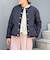 【TAION×LIMONTA】別注ベロアパイピングショートダウン