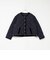 【TAION×LIMONTA】別注ベロアパイピングショートダウン