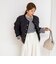 【TAION×LIMONTA】別注ベロアパイピングショートダウン