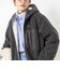 【WEB＆一部店舗限定色アイテム】【TAION/タイオン】ボア×ダウンフードロング(リバーシブル)
