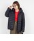 【WEB＆一部店舗限定色アイテム】【TAION/タイオン】ボア×ダウンフードミドル(リバーシブル)