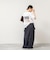 《手洗い可能》Wジャガードニットサロペット