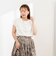 【BECシリーズ】《セットアップ対応》ウォッシャブルピーチサテンフレンチブラウス