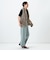 ウォッシャブルシャンブレーツイルワイドパンツ