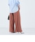 《セットアップ対応》ウォッシャブル強撚ツイルワイドパンツ