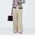 《セットアップ対応》ウォッシャブル強撚ツイルワイドパンツ