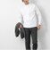 《ビジカジ対応》シルケットスムース クルーネック ドレスロンT 26AW
