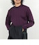 《ビジカジ対応》シルケットスムース クルーネック ドレスロンT 26AW