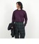 《ビジカジ対応》シルケットスムース クルーネック ドレスロンT 26AW