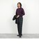 《ビジカジ対応》シルケットスムース クルーネック ドレスロンT 26AW
