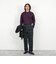 《ビジカジ対応》シルケットスムース クルーネック ドレスロンT 26AW