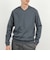 《ビジカジ対応》シルケットスムース Vネック ドレスロンT 26AW