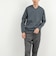 《ビジカジ対応》シルケットスムース Vネック ドレスロンT 26AW