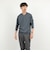 《ビジカジ対応》シルケットスムース Vネック ドレスロンT 26AW