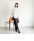 【NOLLEY’S mgr.松葉別注・一部WEB限定色】《セットアップ》ツイルバイヤス洗練美脚パンツ