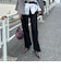 【NOLLEY’S mgr.松葉別注・一部WEB限定色】《セットアップ》ツイルバイヤス洗練美脚パンツ