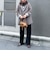 【NOLLEY’S mgr.松葉別注・一部WEB限定色】《セットアップ》ツイルバイヤス洗練美脚パンツ