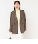 【CLASSY.お仕事名品大賞 『ジャケット賞』受賞！】《セットアップ対応》ウォッシャブルドライシャークサイドスリットジャケット