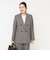 【CLASSY.お仕事名品大賞 『ジャケット賞』受賞！】《セットアップ対応》ウォッシャブルドライシャークサイドスリットジャケット