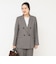 【CLASSY.お仕事名品大賞 『ジャケット賞』受賞！】《セットアップ対応》ウォッシャブルドライシャークサイドスリットジャケット
