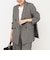 【CLASSY.お仕事名品大賞 『ジャケット賞』受賞！】《セットアップ対応》ウォッシャブルドライシャークサイドスリットジャケット
