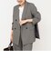 【CLASSY.お仕事名品大賞 『ジャケット賞』受賞！】《セットアップ対応》ウォッシャブルドライシャークサイドスリットジャケット