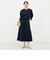 《UVカット/接触冷感/セットアップ対応》ウォッシャブルダンボールキーネックプルオーバー