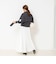 【 SHOP PRESS二見別注カラー】レイヤードピース付きVネックプルオーバー
