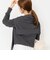 【 SHOP PRESS二見別注カラー】レイヤードピース付きVネックプルオーバー