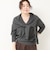 【 SHOP PRESS二見別注カラー】レイヤードピース付きVネックプルオーバー