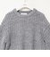 【MAQWEL/マクウェル】ローゲージ畦ニット