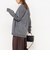 カシミヤファー加工Vネックカーディガン