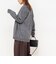 カシミヤファー加工Vネックカーディガン